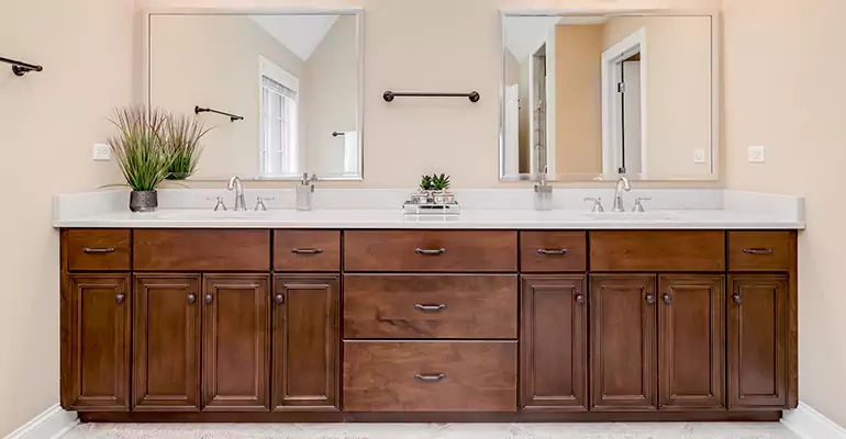 Bathroom Cabinet Renovation in Barnes