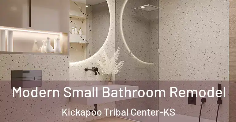 inner Bathroom imggen Modern Small Bathroom Remodel Kickapoo Tribal Center-KS