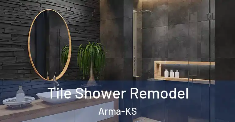 inner Bathroom imggen Tile Shower Remodel Arma-KS