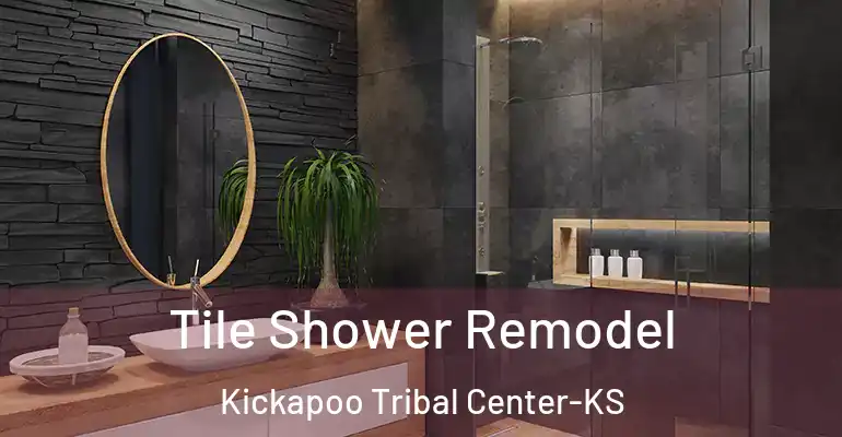 inner Bathroom imggen Tile Shower Remodel Kickapoo Tribal Center-KS